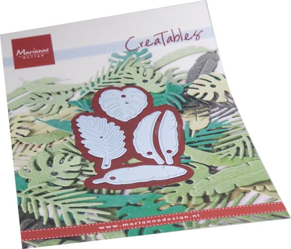 Marianne Design - Präge- und Stanzschablone "Littly Jungle Leaves" Creatables Dies