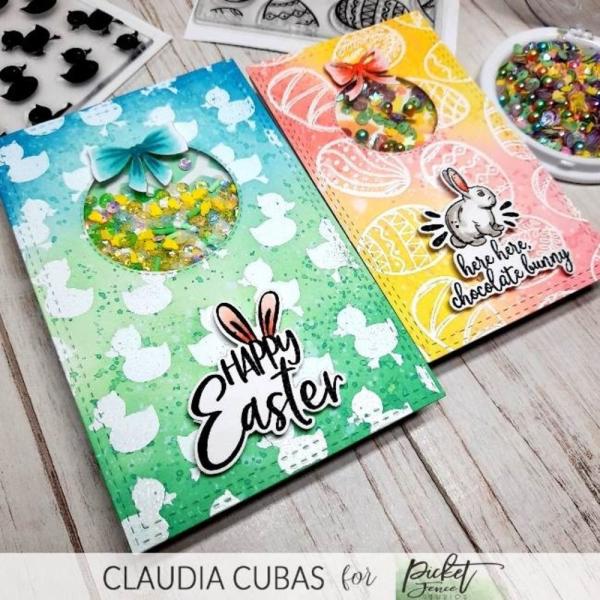 Picket Fence Studios - Stempel "Let's be Quackers" Clear stamp