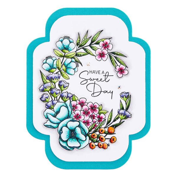 Spellbinders - Stempel "Four Petal Sweet Day Flowers" Clear Stamps