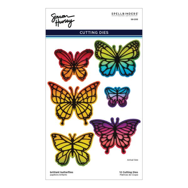 Spellbinders - Stanzschablone "Brilliant Butterflies" Dies Ranger by Simon Hurley