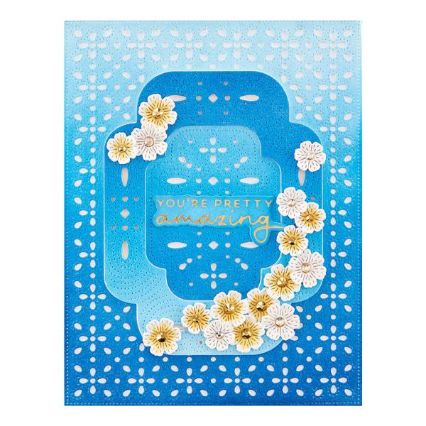 Spellbinders - Glimmer Hot Foil Plate "Making Me Smile Sentiments"