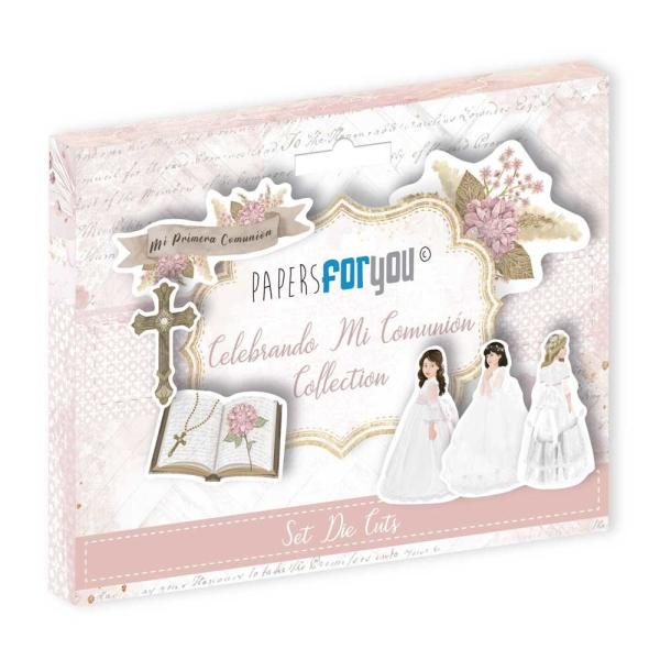 Papers For You - Stanzteile "Celebrando Mi Comunión Niñas" Die Cuts