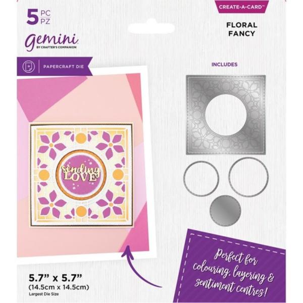 Gemini - Stanzschablone "Floral Fancy" Create-a-Card Dies