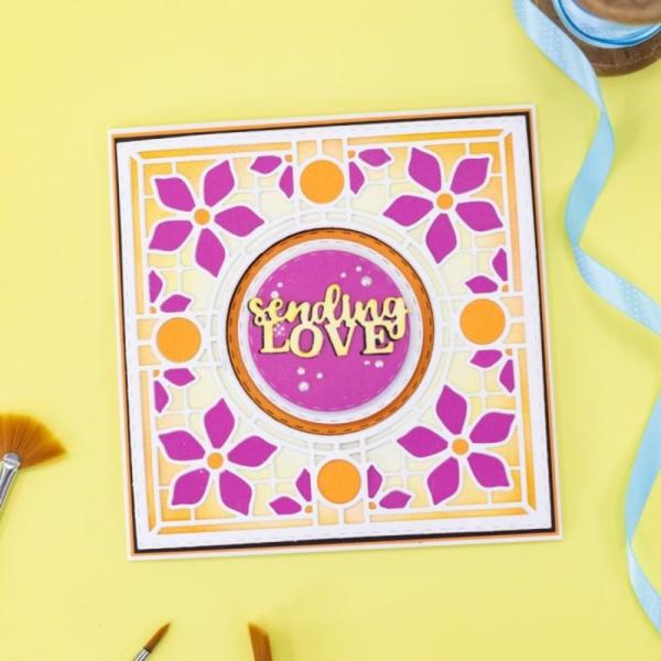 Gemini - Stanzschablone "Floral Fancy" Create-a-Card Dies