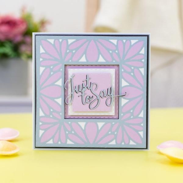 Gemini - Stanzschablone "Pretty Petals" Create-a-Card  Dies