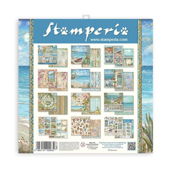 Stamperia - Designpapier "Blue Dream" Paper Pack 12x12 Inch - 10 Bogen