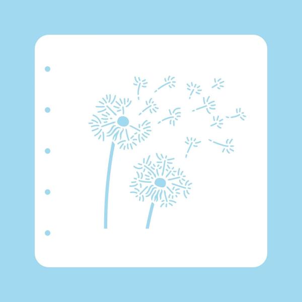 Nellie's Choice - Schablone A6 "Dandelion" Various Stencil