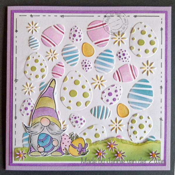 Nellie's Choice - Schablone "Easter Eggs" Stencil 