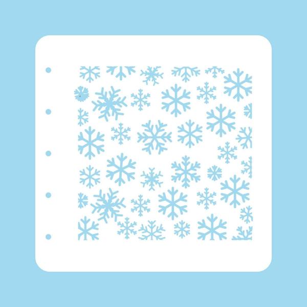 Nellie's Choice - Schablone "Snowflakes" Stencil 