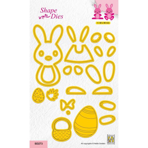 Nellie's Choice - Stanzschablone "Easter Bunny" Shape Dies