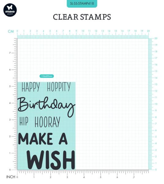 Studio Light - Stempel "Make a Wish" Clear Stamps