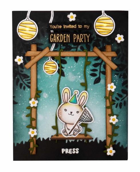 Studio Light - Stempel & Stanzschablone "Bunny Garden" Stamp & Dies