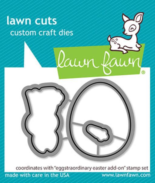 Lawn Fawn - Stanzschablone "Eggstraordinary Easter" Add-on Die