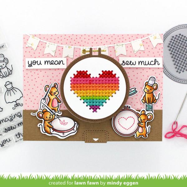 Lawn Fawn - Stanzschablone "Embroidery Hoop" Dies