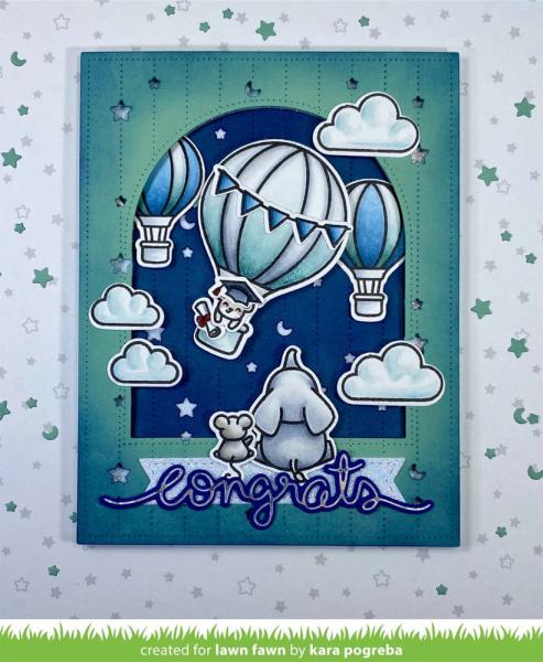 Lawn Fawn - Stempel "Fly High" Clear Stamps