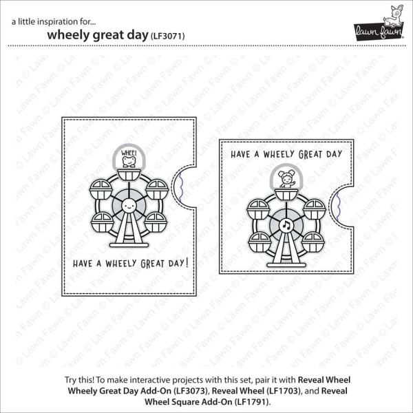 Lawn Fawn - Stempel "Wheely Great Day" Clear Stamps