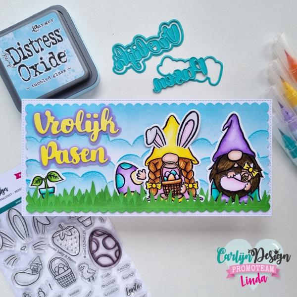 Carlijn Design - Stanzschablone "Gnome Baby & Easter " Dies