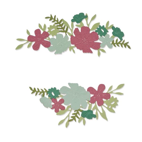 Sizzix - Stanzschablone "Wild Blossom Borders" Thinlits Craft Dies