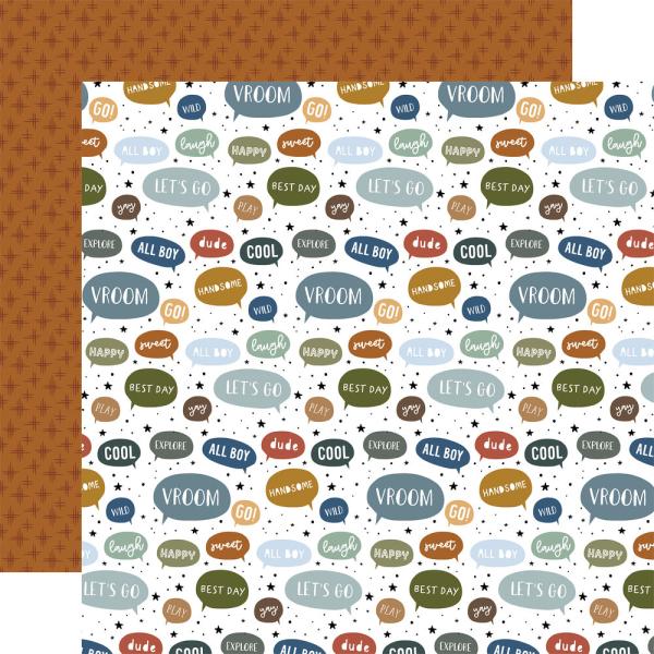 Echo Park - Designpapier "Dream Big Little Boy" Paper Pack 6x6 Inch - 24 Bogen