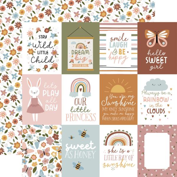 Echo Park - Designpapier "Dream Big Little Girl" Collection Kit 12x12 Inch - 12 Bogen