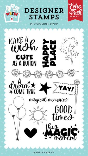 Echo Park - Stempelset "This Magic Moment" Clear Stamps