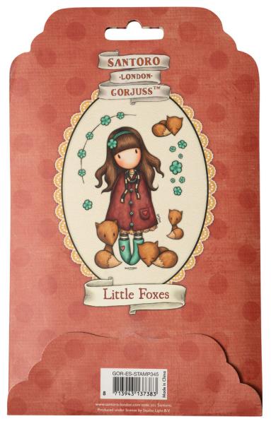 Studio Light Gorjuss - Stempelset "Little Foxes" Cling Stamp L