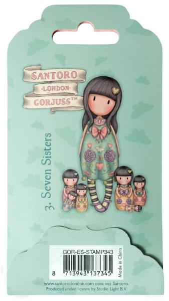 Studio Light Gorjuss - Stempel "Seven Sisters" Cling Stamp S