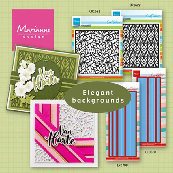 Marianne Design - Stanzschablone "Background Leaves" Craftables Dies