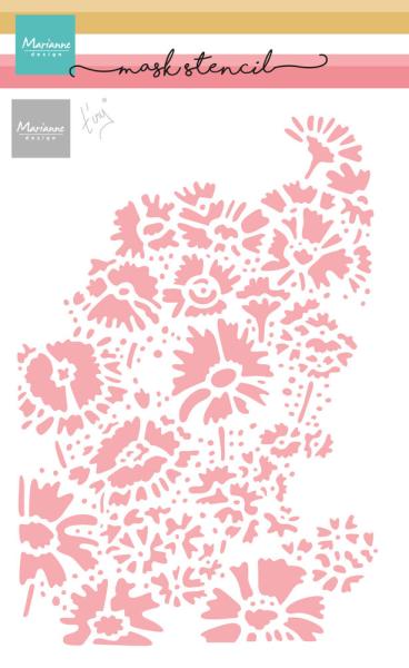 Marianne Design - Schablone "Field of Flowers" Stencil A5