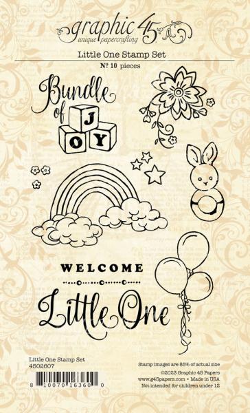 Graphic 45 - Stempelset "Little One" Clear Stamps