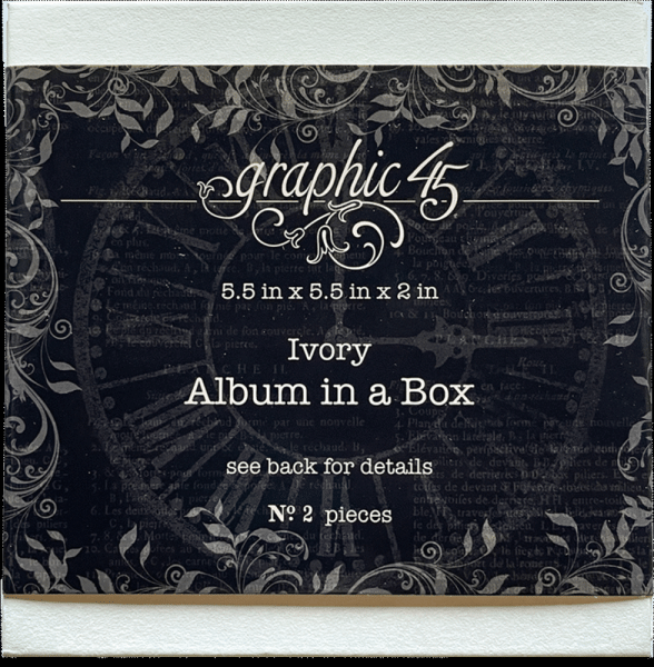 Graphic 45 - Album in einer Box "Ivory"