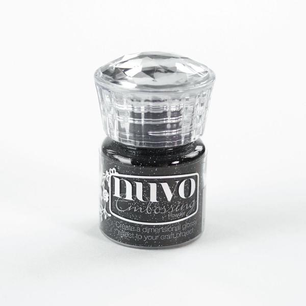 Tonic Studios - Nuvo Embossing Powder "glitter Noir" Embossing Puder