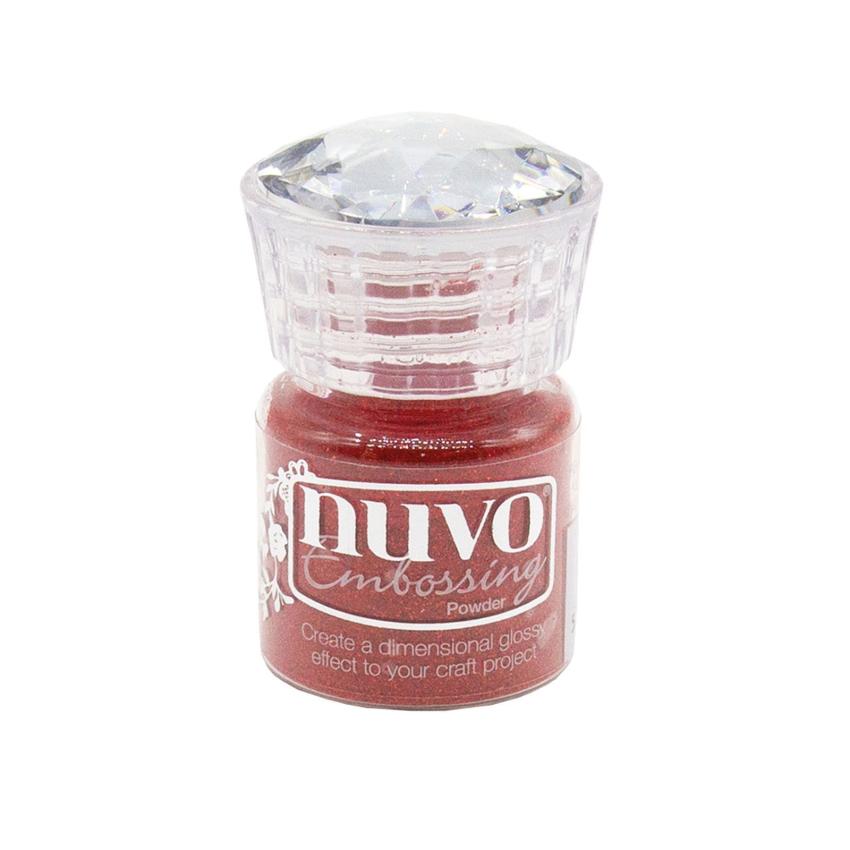 Tonic Studios - Nuvo Embossing Powder "Glitter Sugared strawberries" Embossing Puder