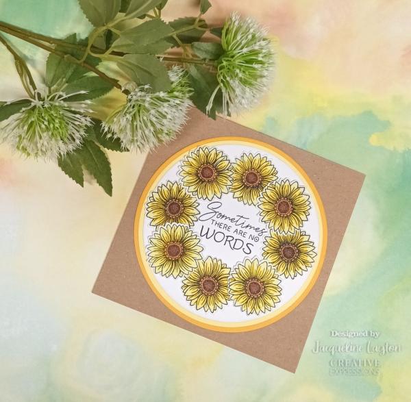 Creative Expressions - Stempelset A6 "Sweet Sunflowers" Clear Stamps