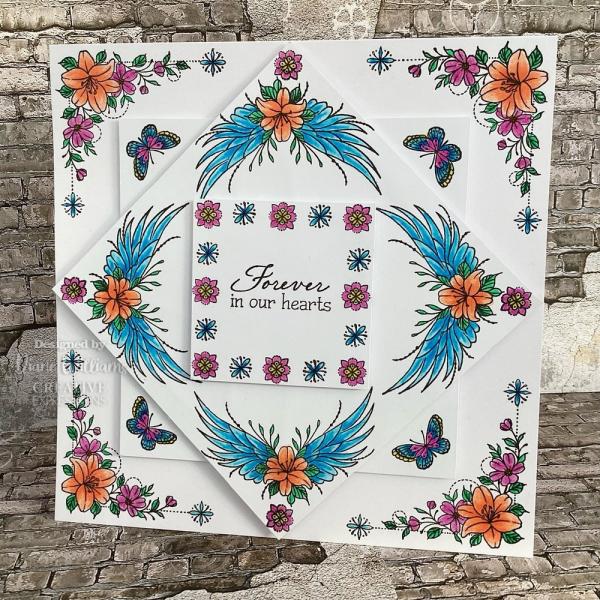 Creative Expressions - Stempelset A6 "Tranquil Garden" Clear Stamps