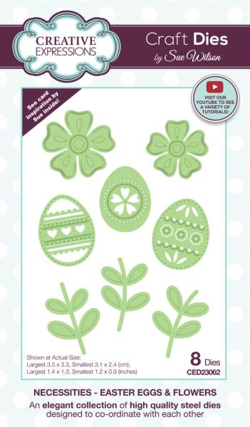 Creative Expressions - Stanzschablone "Easter Eggs & Flowers" Craft Dies Necessities