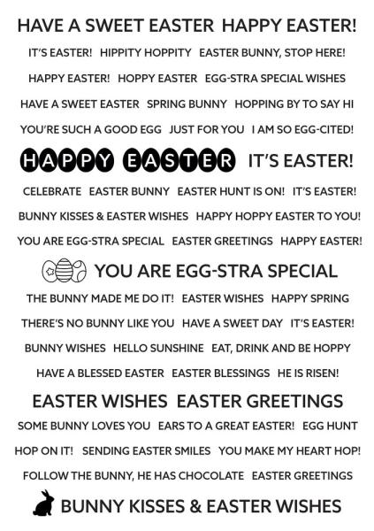 Creative Expressions - Embesllishment "Happy Easter"