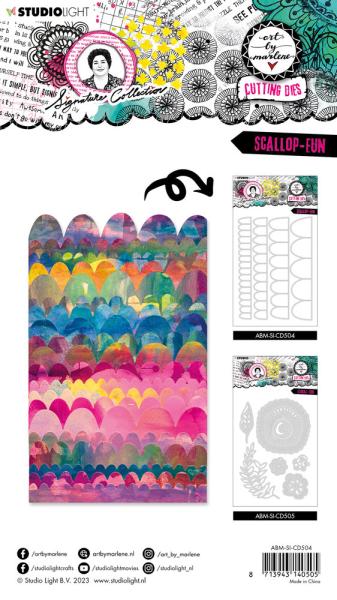 Art By Marlene - Stanzschablone "Scallop-Fun" Signature Collection Dies