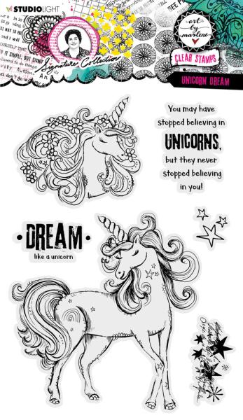 Art By Marlene - Stempelset "Unicorn Dream " Signature Collection Clear Stamps