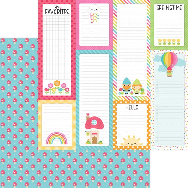 Doodlebug Design - Designpapier "Over The Rainbow" Paper Pack 12x12 Inch - 12 Bogen