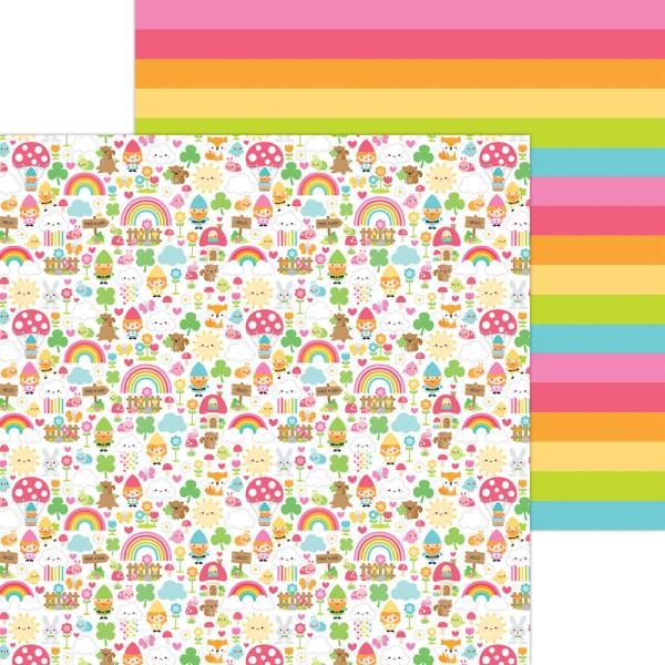 Doodlebug Design - Designpapier "Over The Rainbow" Paper Pack 6x6 Inch - 24 Bogen