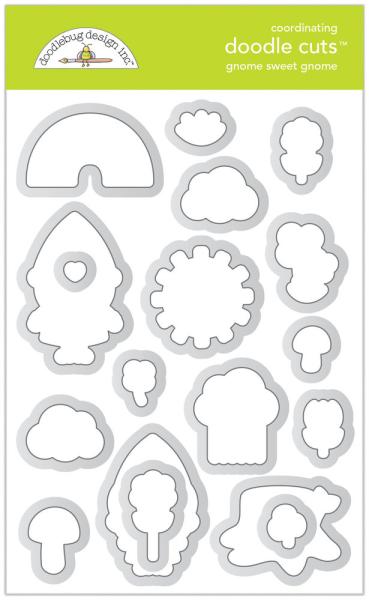 Doodlebug Design - Stanzschablone "Gnome Sweet" Doodle Cuts