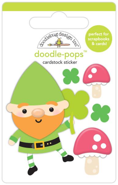 Doodlebug Design - Doodle-Pops "Happy Go Lucky" Sticker 