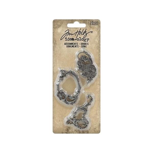 Tim Holtz - Idea Ology - Metall Elemente "Adornments Ornate"