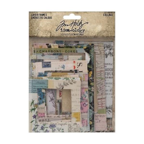 Tim Holtz - Idea Ology - Stanzteile "Layer Frames Collage" Die Cuts