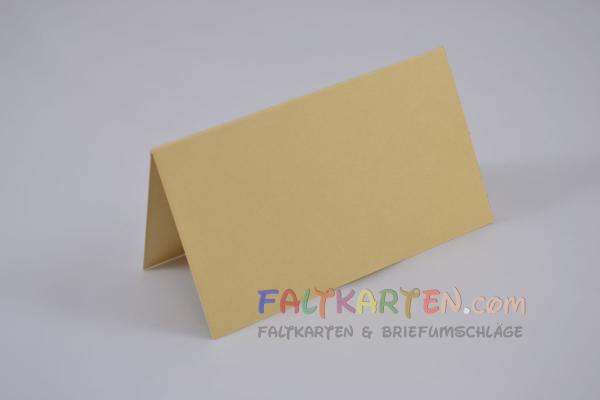 Tischkarte - Platzkarte 9 x 5 cm 240g/m² in cappuccino