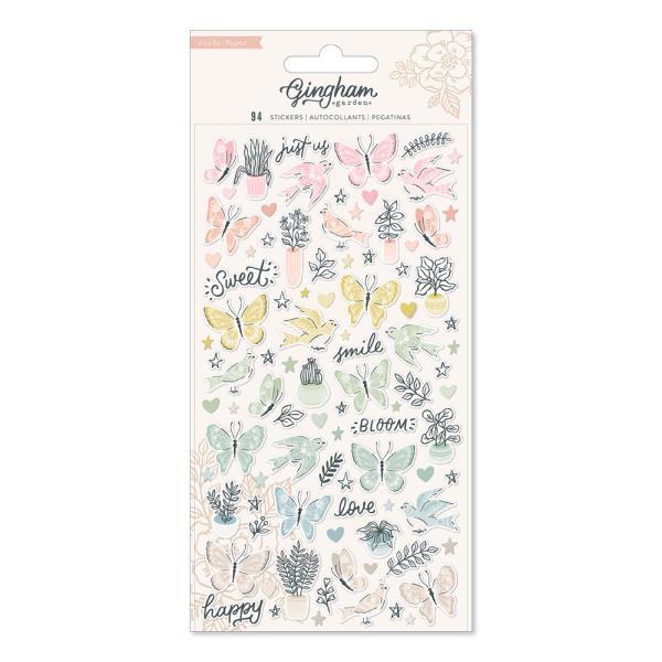 American Crafts - Aufkleber "Gingham Garden" Puffy Sticker