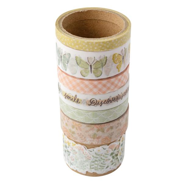 American Crafts - Decorative Tape "Gingham Garden" Washi Tape