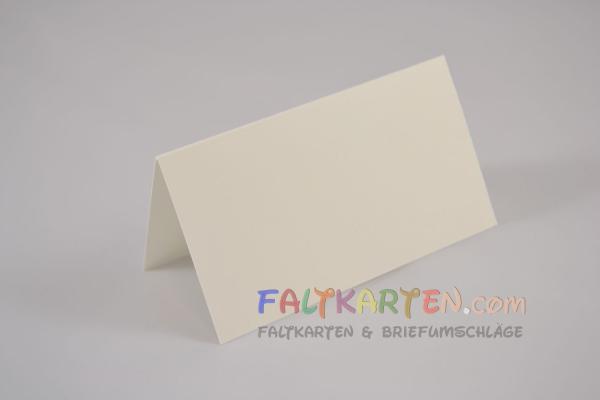 Tischkarte - Platzkarte 9 x 5 cm 240g/m² in elfenbein