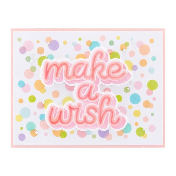 Spellbinders - Stanzschablone "Make A Wish Confetti" Dies